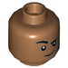LEGO Kingo Minifigure Head (Recessed Solid Stud) (3626 / 74992)