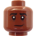 LEGO Kingsley Shacklebolt Plain Head (Recessed Solid Stud) (3626)