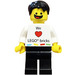 LEGO Kladno Boy We Heart LEGO bricks Minifigure