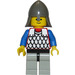 LEGO Knight avec Bleu Bras Figurine