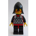 LEGO Knight met Rood/Zilver Scale Mail Vest minifiguur