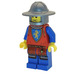 LEGO Cavaliere con Largo Brimmed Casco Minifigure