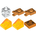 LEGO Kryptomite - Orange, Petit Crystals (Slopes)