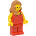 LEGO Lady in Rood minifiguur