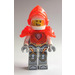 LEGO Lance - Trans Neon-Orange Visor and Armor Minifigure