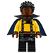 LEGO Lando Calrissian with Black and Dark Blue Cape and Collar Minifigure