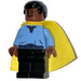 LEGO Lando Calrissian with Yellow and Bright Light Blue Cape Minifigure