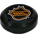 LEGO Grand Hockey Puck avec NHL logo Autocollant (44848)