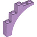 LEGO Lavendel Bogen 1 x 5 x 4 Normaler Bogen, unverstärkte Unterseite (2339 / 14395)