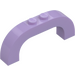 레고 라벤더 아치 1 x 6 x 2 ~와 함께 곡선형 탑 (6183 / 24434)