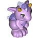 LEGO Lavendel Baby Drachen mit Transparent Purple (Fledge) (25492)
