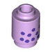 LEGO Lavender Brick 1 x 1 Round with Bubble Tea with Open Stud (3062 / 101198)