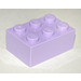 LEGO Lavendel Klods 2 x 3 (3002)