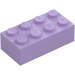 LEGO Lavender Brick 2 x 4 (3001 / 3556)