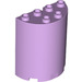 LEGO Lavendel Zylinder 2 x 4 x 4 Hälfte (6218 / 20430)