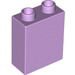 LEGO Lavendel Duplo Backstein 1 x 2 x 2 ohne Unterrohr (4066 / 76371)
