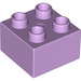 LEGO Lavender Duplo Brick 2 x 2 (3437 / 89461)