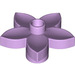 LEGO Lavendel Duplo Blume mit 5 Angular Blütenblätter (6510 / 52639)