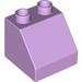 LEGO Lavendel Duplo Helling 2 x 2 x 1.5 (45°) (6474 / 67199)