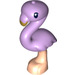 LEGO Lavendel Flamingo met Flesh Poten en Gold Bek (67918 / 67919)