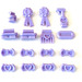 LEGO Lavendel Friends Dier Accessoires (92355 / 96392)