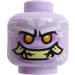 LEGO Lavendel Hoofd met Wit Tattoos en Smile met Tusks (Verzonken solide nop) (3626 / 71226)