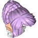 LEGO Lavendel Lange Haar mit Pferdeschwanz und Elf Ohren (20020)