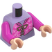 LEGO Lavender Mrs. Flume Minifig Torso (973 / 76382)