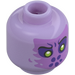 LEGO Lavender Myconid Minifigure Head (Safety Stud) (3274 / 107329)