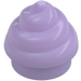 LEGO Lavendel Plaat 1 x 1 Rond Swirl (3441 / 53119)