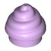 LEGO Lavendel Plaat 1 x 1 Ronde Swirl (3441 / 53119)