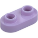 LEGO Lavender Plate 1 x 2 with Rounded Ends (35480)