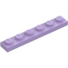 LEGO Lavendel Plaat 1 x 6 (3666)