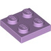 LEGO Lavendel Plaat 2 x 2 (3022)