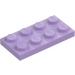 LEGO Lavender Plate 2 x 4 (3020)