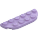 LEGO Lavender Plate 2 x 6 with Rounded Corners (18980)