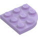 LEGO Lavender Plate 3 x 3 Round Corner (30357)