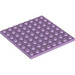 LEGO Lavendel Plaat 8 x 8 (41539 / 42534)