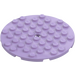 LEGO Lavendel Plate 8 x 8 Rund Sirkel (74611)