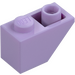 LEGO Lavendel Helling 1 x 2 (45°) Omgekeerd (3665)