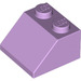 LEGO Lavendel Steigung 2 x 2 (45°) (3039 / 6227)