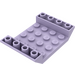 LEGO Lavender Slope 4 x 6 (45°) Double Inverted with Open Center without Holes (30283 / 60219)