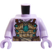 LEGO Lavender Torso with Dark Tan Armor and Dark Azure Jewel and Spikes (973 / 76382)