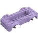 LEGO Lavender Vehicle Base with Medium Stone Gray Wheel Holders (1813 / 12622)