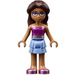 LEGO Layla - Dark Roze Top Minifiguur