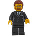 LEGO Lego Brand Store - Schwarz Suit - Peabody Minifigur