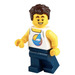 LEGO Lego Muž z Pláž House Minifigurka