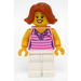 LEGO Legoland Woman with Pink Shirt Minifigure