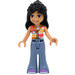 LEGO Liann with Coral and Orange Shirt and Flares Minifigure