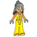 LEGO Liann met Oranje en Geel Flare Jumpsuit Minifiguur